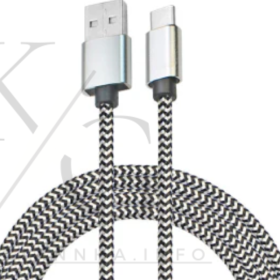 USB-C cable with braided design